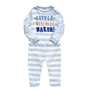 Full Sleeves and Full Pant ,Sky Blue Color Strips Jump Suit 