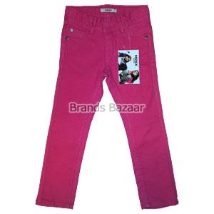 Dark pink Color Slim Fit Jeans
