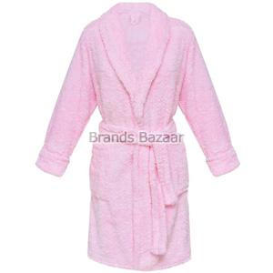 Pink Color Short Length Bath Gown