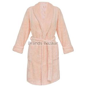 Cream Color Short Length Bath Gown