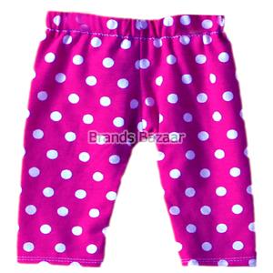 Pink Color Dotted Pattern Legging 