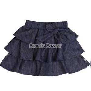 Black Color Net Cotton Skirts 
