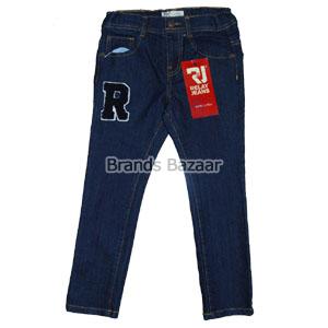 Slimfit carboun black jeans with R sticker
