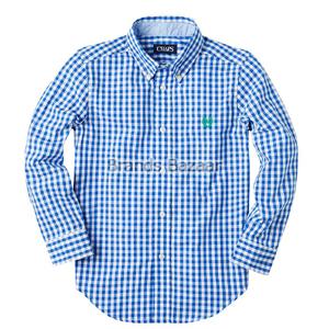 Full Sleeves White and blue Small Checks Shirt