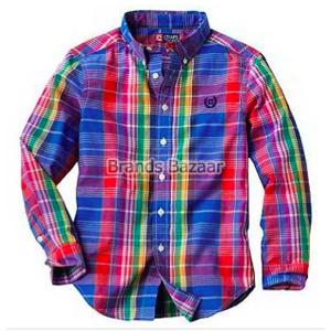 Full Sleeves Red and Blue Color Checks Shirt 