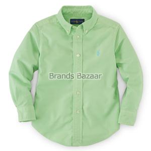 Light Green Color Oxford Button Down Shirt