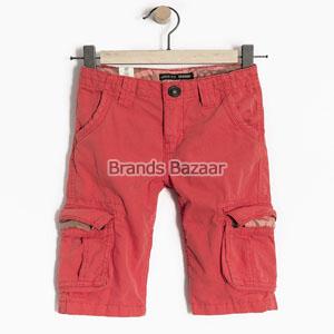 Red Color Cargo Short