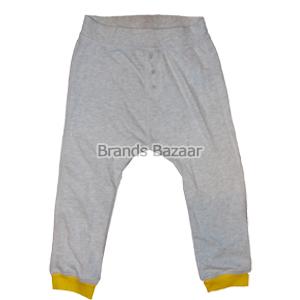 Light grey Color Jogger pant with Yellow color Grip