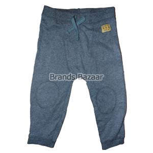Grey Pant with nee patch pattern  
