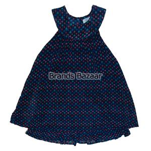 Black Color Frock With Heart Pattern