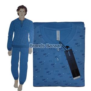 Sky Blue Color Printed Pattern Track Suit