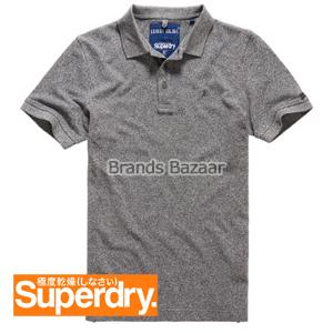 Grey Color Classic Pattern Polo T-Shirt 