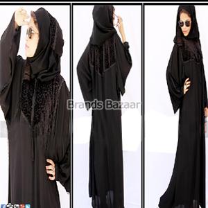 Wonderful pleated design  burqa
