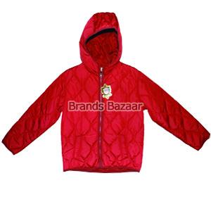 Red Color Rainy Jacket with hoodie cap  