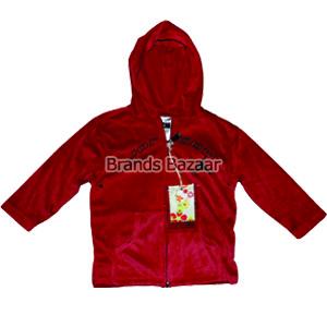 Red Color Velvet Casual Jacket