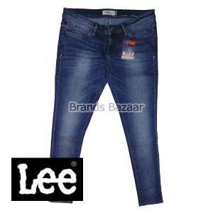 Light Blue Shaded Slim Fit Jeans 