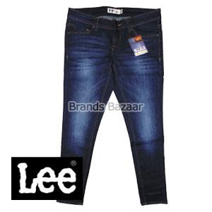 Dark Blue Jeans with Light Shade Slim Fit 