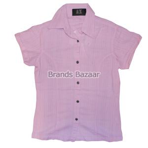 Half Sleeves Cotton Pink Color  Slim fit Shirt  